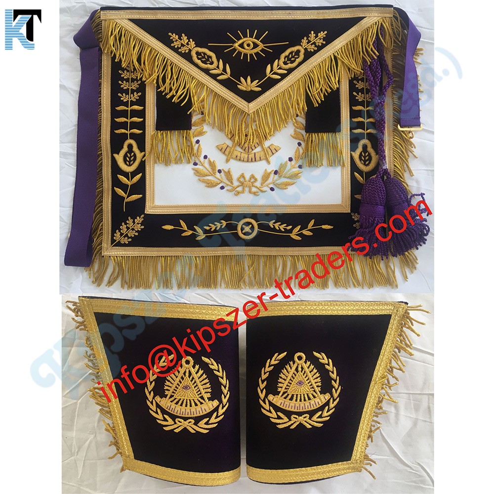Hand-Embroidered-Masonic-Apron